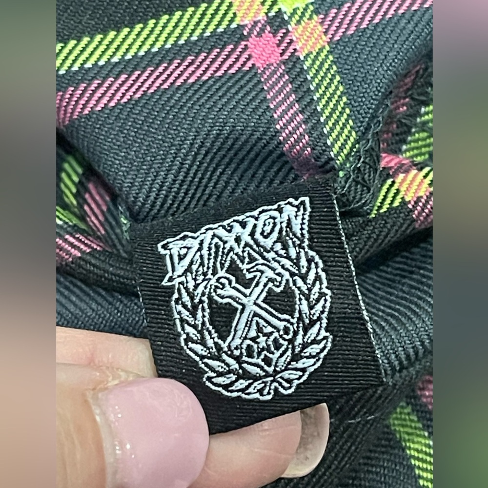 Dixxon Flannel x Punk Rock Museum Men Size 2XL Collab Plaid Button Shirt NEW - Picture 10 of 11